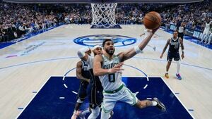 Boston Celtics beat Dallas Mavericks to win record 18th NBA title