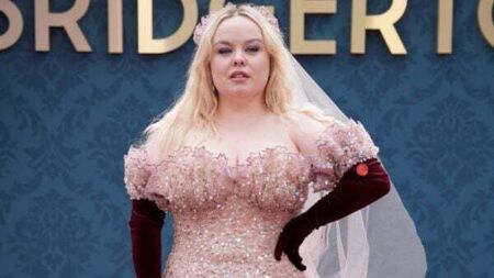 Nicola Coughlan shares behind-the-scenes Bridgerton photos