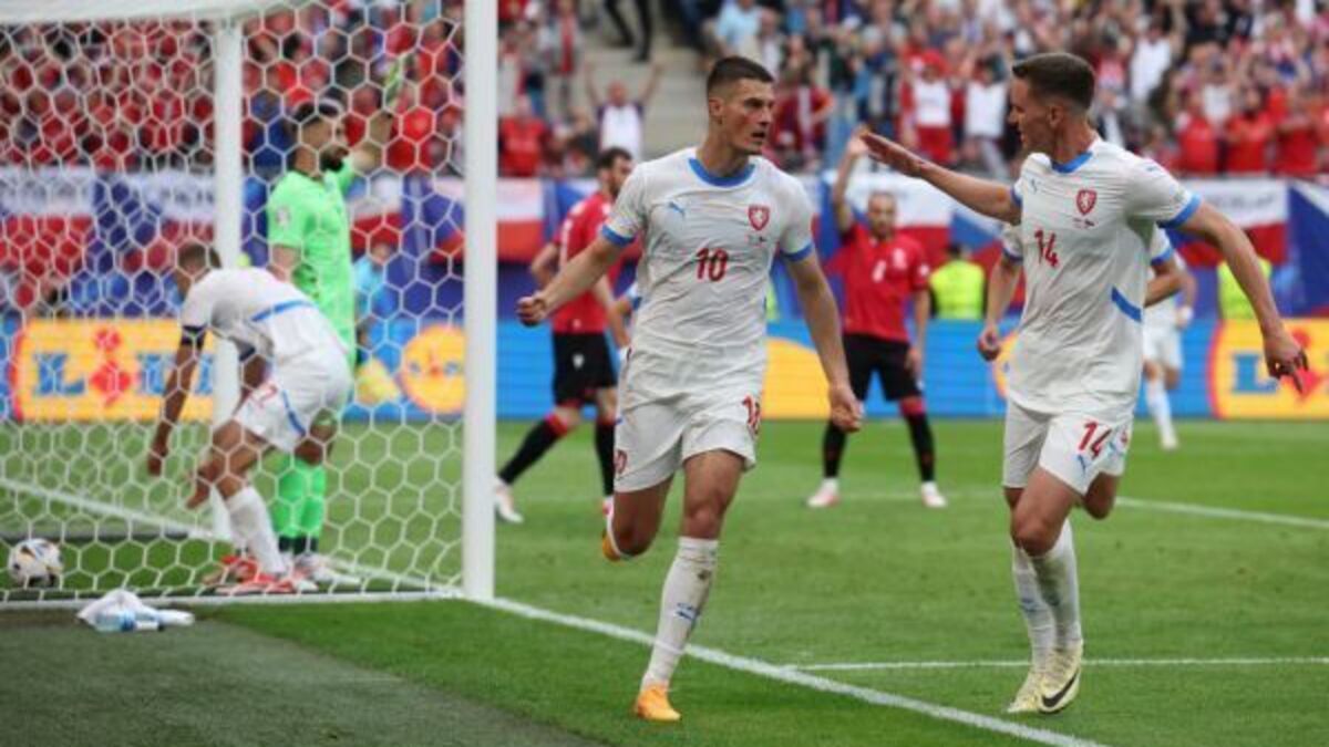 Patrik Schick breaks Czech Republic scoring record in Euros draw with Georgia