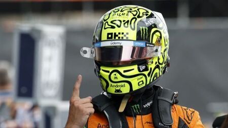 Lando Norris beats Max Verstappen to pole position for Spanish Grand Prix