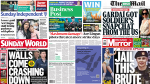 What the papers say: Sunday's front pages What the papers say: Sunday's front pages