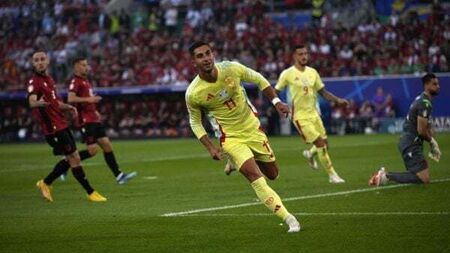 Ferran Torres nets winner as Spain beat Albania to maintain 100 per cent record