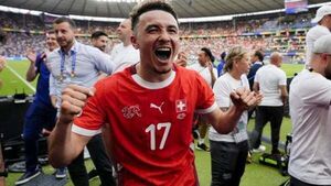 Switzerland stun holders Italy to reach last eight of Euro 2024