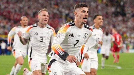 Germany reach last eight of Euro 2024 after weather-affected win over Denmark