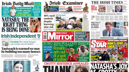 What the papers say: Tuesday's front pages