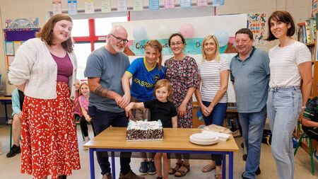 Nurney NS bids a fond farewell to their much-loved principal