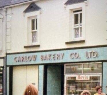 Carlow Bakery Co Ltd at 40 Tullow Street, which Dick Healy acquired in 1976, running a bakery at the front of the premises and a pub at the back Carlow Bakery Co Ltd at 40 Tullow Street, which Dick Healy acquired in 1976, running a bakery at the front of the premises and a pub at the back