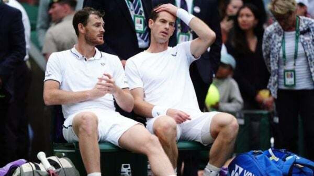 Andy and Jamie Murray beaten in emotional Centre Court doubles clash