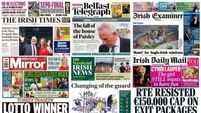 What the papers say: Saturday's front pages What the papers say: Saturday's front pages