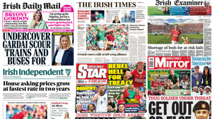 What the papers say: Monday's front pages What the papers say: Monday's front pages