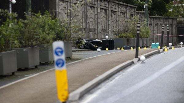Motorcyclist dies following single-vehicle crash in Dublin