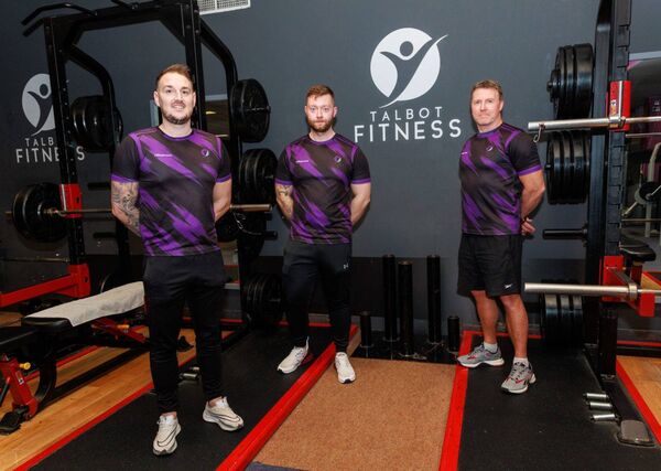 Talbot Fitness Staff (l-r), Mark Delaney, Craig Bennett and Keith Ward. Photo: michaelorourkephotography.ie