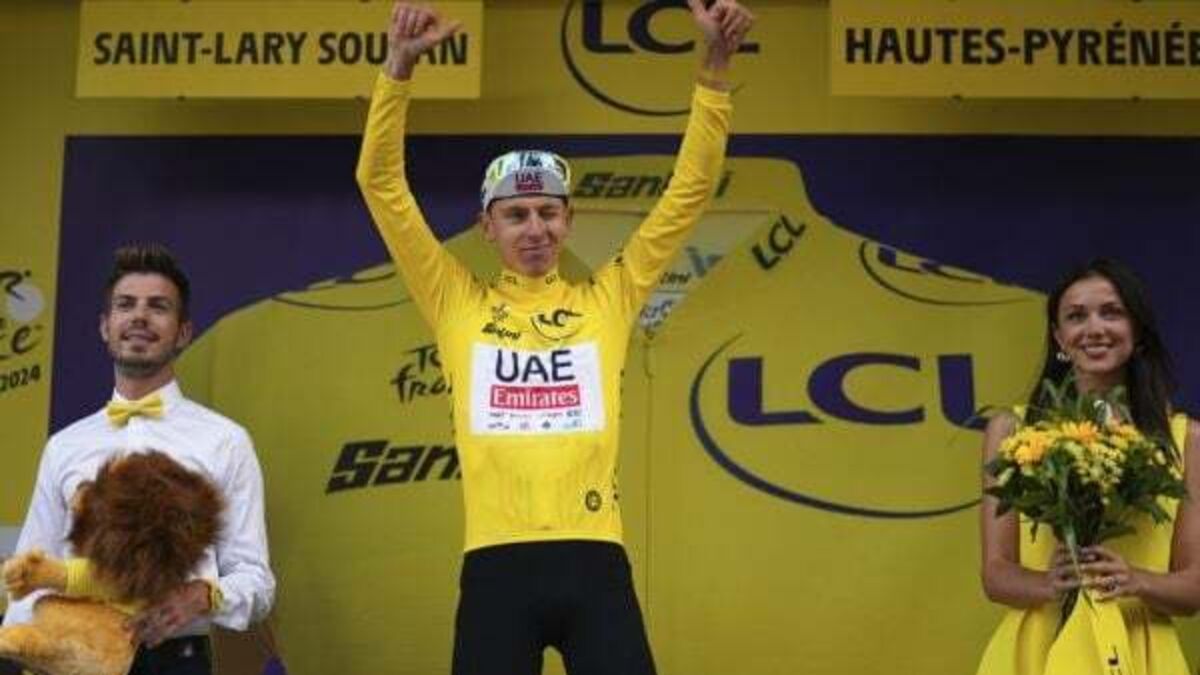 Tadej Pogacar wins stage 14 to take big step towards third Tour de France title