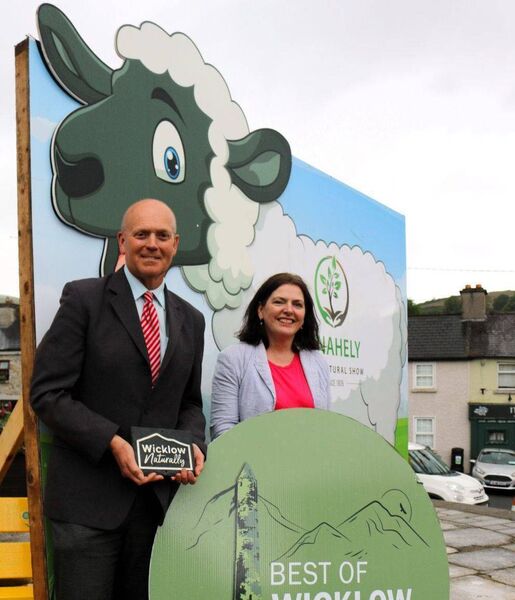 Michael Nicholson from Wicklow County Council and Santina Kennedy of Wicklow Naturally Michael Nicholson from Wicklow County Council and Santina Kennedy of Wicklow Naturally