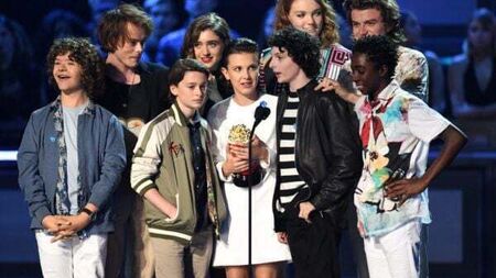 Stranger Things cast return to Hawkins High in first look at final series