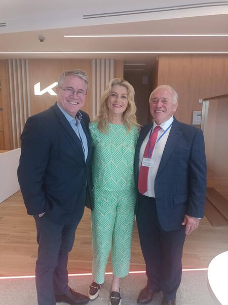 Cynthia Ní Mhurchú MEP, David Walsh and Anthony Dooley
