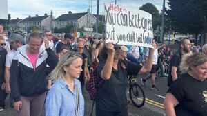 Fire breaks out after protest at Dublin factory earmarked for asylum seekers Fire breaks out after protest at Dublin factory earmarked for asylum seekers
