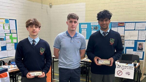 Transition year class graduation in St Mary's Academy CBS