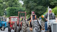 Ardattin Fundraisers' tractor run was a roaring success 