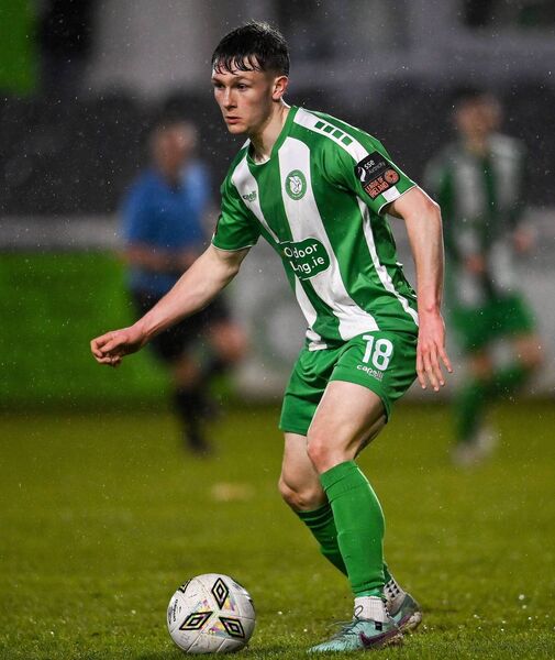 Peter Grogan equalled a long standing Bray Wanderers club record by scoring in five consecutive league games