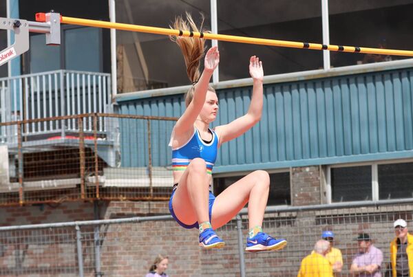 Kara Morrissey was the winner of the pole vault Photo: Perri Williams