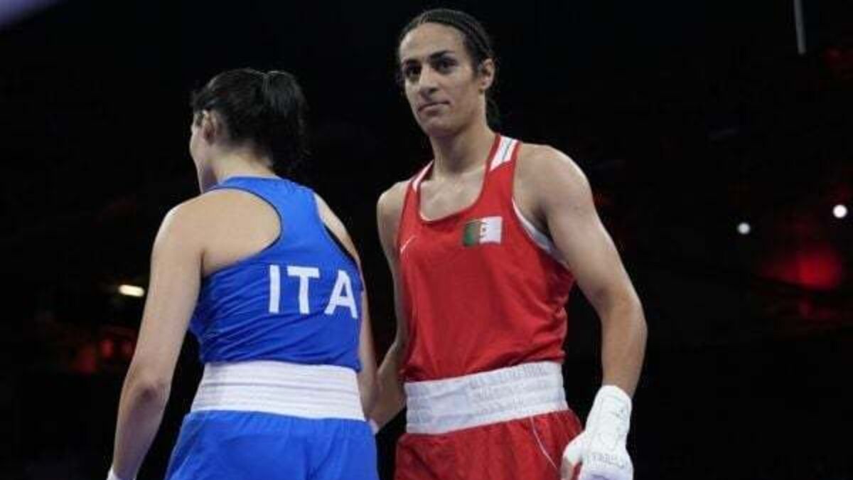 Boxer at the centre of gender controversy wins Olympic fight in just 46 seconds