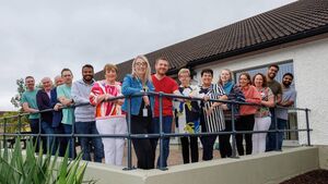 Beautiful new garden and picnic area opens in St Fiacc's House