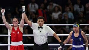 Kellie Harrington beats Beatriz Ferreira to reach another Olympic final Kellie Harrington beats Beatriz Ferreira to reach another Olympic final