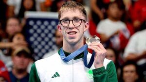 Daniel Wiffen takes bronze medal in Men's 1500m final