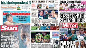 What the papers say: Monday's front pages What the papers say: Monday's front pages