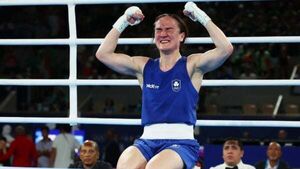 Kellie Harrington wins gold again in Olympic final to make history in Paris Kellie Harrington wins gold again in Olympic final to make history in Paris
