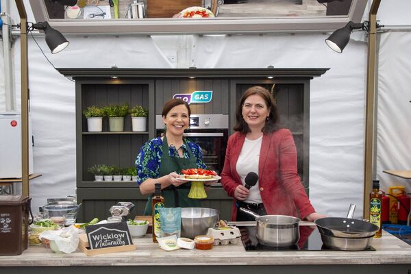 Catherine Fulvio and Santina Kennedy at Tinahely Show Catherine Fulvio and Santina Kennedy at Tinahely Show