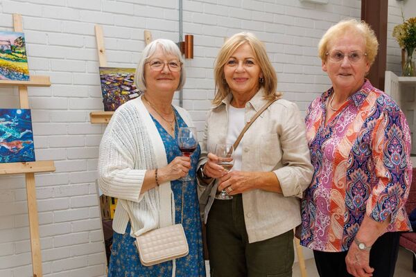 At the launch of the Carlow Fringe Arts Festival were Anne Cuddy, Bridget Monks and Liz Eustace