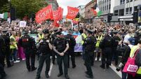 Hundreds gather to counter anti-immigration protest in Belfast