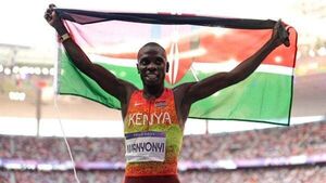 Kenyan Emmanuel Wanyonji takes 800 metres gold with personal best