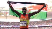 Kenyan Emmanuel Wanyonji takes 800 metres gold with personal best