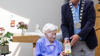 Amazing Ellen receives her centenarian medal
