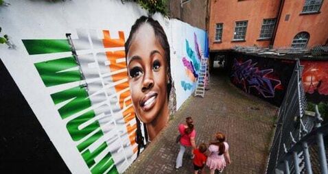 Adeleke mural features in Waterford street art festival