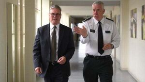 Starmer discusses PSNI funding concerns after ‘intolerable’ race-linked disorder Starmer discusses PSNI funding concerns after ‘intolerable’ race-linked disorder