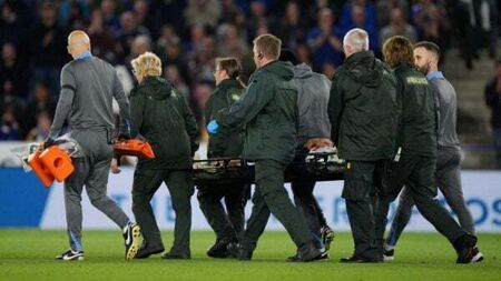 Rodrigo Bentancur ‘conscious and communicating’ after incident in Leicester game