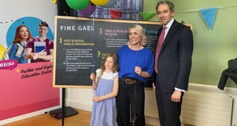 Hot school meals could be expanded to cover holidays, Harris says
