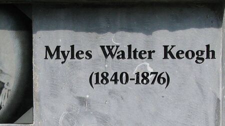 Lecture tonight on Capt Myles Keogh