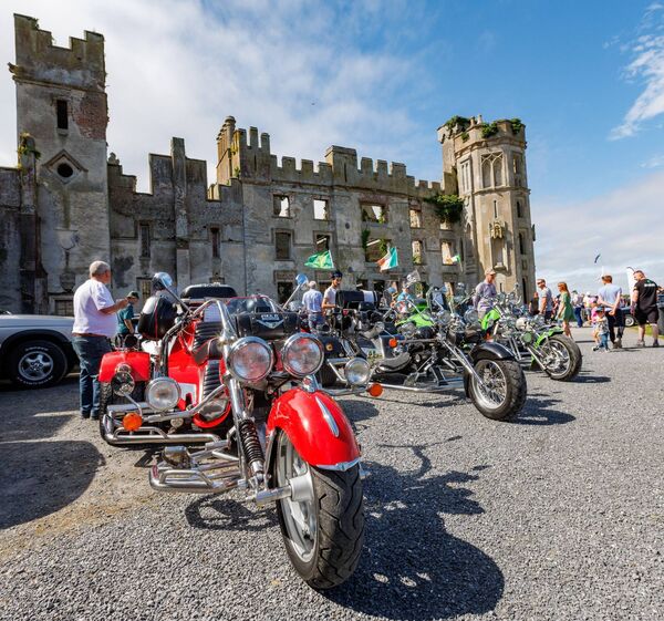 Some of the bikes and trikes on display at Carlow Vintage and Classic Car Club Show