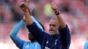 Nuno Espirito Santo says Forest’s win at Saints ‘first step towards improvement’ Nuno Espirito Santo says Forest’s win at Saints ‘first step towards improvement’