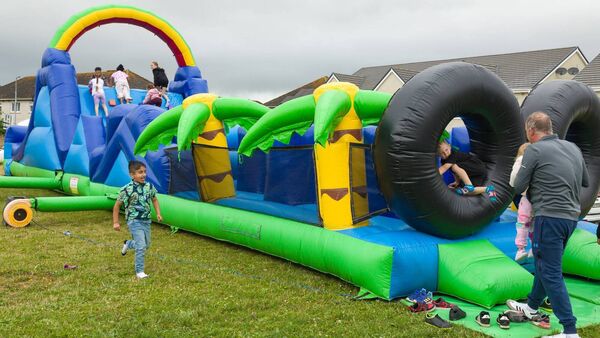 Having a bouncy good time