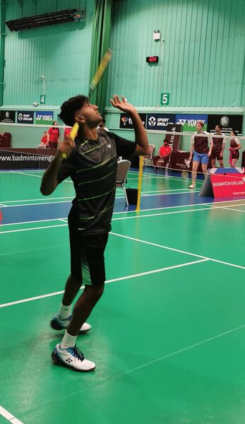 Guru Thiru in action on court
