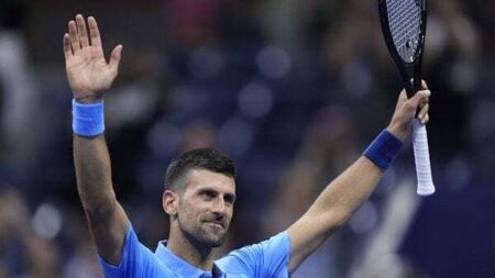 Novak Djokovic claims record-breaking win on Arther Ashe Court