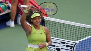 Naomi Osaka tearful after making a winning return to Flushing Meadow
