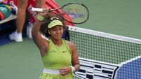 Naomi Osaka tearful after making a winning return to Flushing Meadow