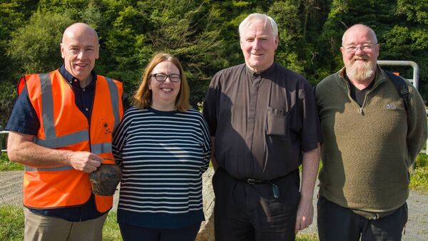 Celebrating the inaugral Columban Way Walk 